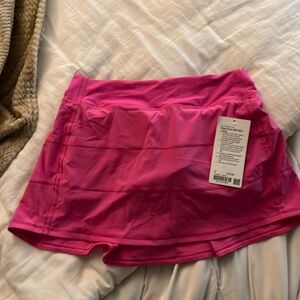 Lululemon pace rival skirt, sonic pink new with tags